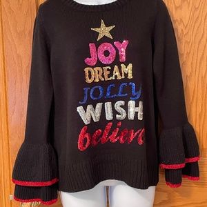 Holiday Time Christmas Sweater Small